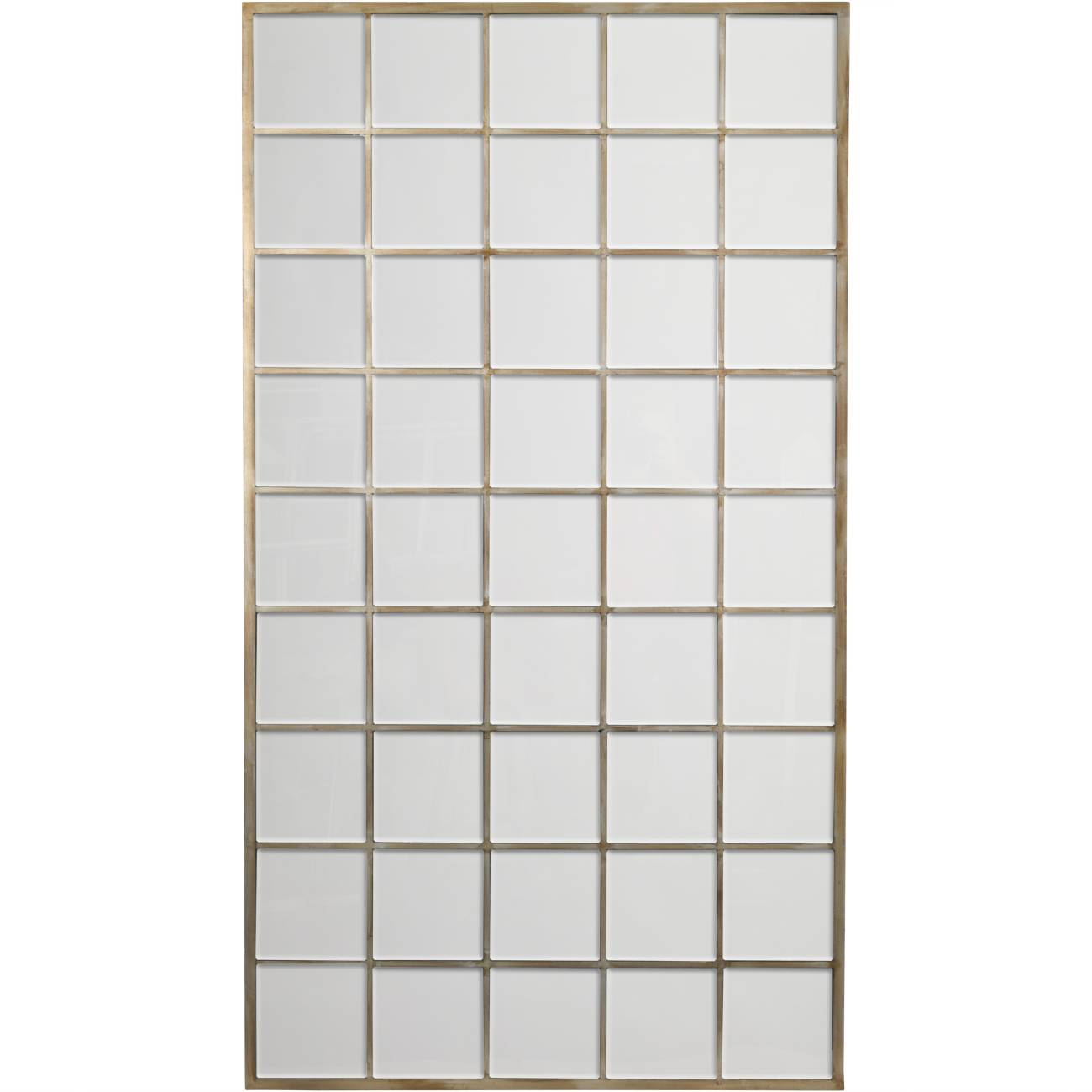 Blakely Gold Window Full Length Leaner Mirror